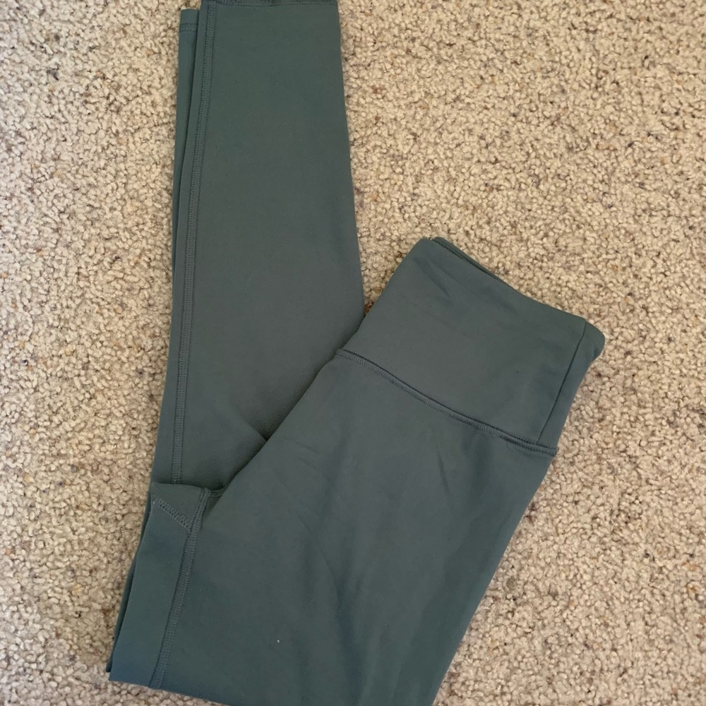 teal green leggings